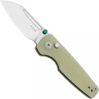 Kizer Cutlery Vanguard Parakeet V2706A6 Stonewashed Nitro-V, Glow In The Dark G10, pocket knife
