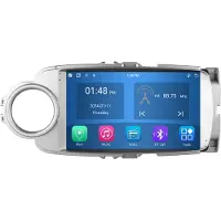 RoverOne 4G+64G Bilradio Bluetooth CarPlay Android Auto GPS-navigering för Toyota Yaris 2012 - 2017