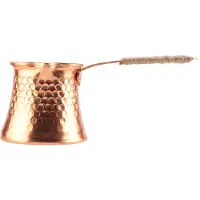 Typecat Turkisk kaffekanna Moka 3 personer 200 ml koppar handgjord hög kvalitet
