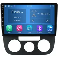 RoverOne 4G+64G Bilradio Bluetooth CarPlay Android Auto GPS-navigering för Volkswagen Jetta 5 2005 - 2010
