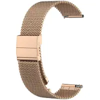 INF Klockarmband Garmin VivoActive/Vivomove/Forerunner 20 mm rostfritt stål Roséguld