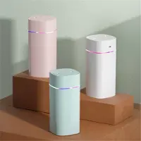 Typecat Färgglad nattlampa liten luftfuktare dubbel luftförångare USB tyst H