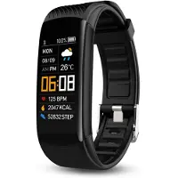 INF Aktivitetsarmband / Fitnessarmband / Pulsklocka Black