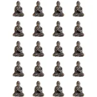 Melitt 20X Buddha Staty Brons Buddha Staty Kinesisk Buddhism Ren Koppar Brons Sakyamuni Buddha Staty