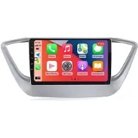 RoverOne Bilradio Bluetooth CarPlay GPS-Navigering för Hyundai Solaris 2 Verna 2016 - 2020