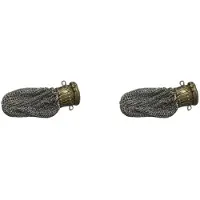 Torribaly 2X Handgjord Engelsk Myntväska Från 1920-Talet, Viktorianskt Silver Vridbart Lock Gate Nätväska Viktorianskt Sterlingsilver Myntväska A