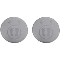 Typecat 2X Hopprepsmatta Stötdämpning och Ljudisolering Hushållsmatta Mute Inomhus Utomhus Fitness Sport Yogamatta, Svart