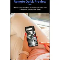 Semoic 1080P HD dashkamera för bil med 4G-kollisionssensoralarm