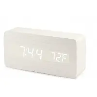 INF Digital LED väckarklocka White
