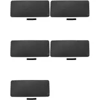 Melitt 5X Träningsmatta för Pilates Tjock 60X25X1,5 cm Yoga Knäskyddskudde Extra Stöd för Knän Handled Armbågar Svart