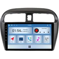 RoverOne 6G+128G Bilmultimediaspelare Radio CarPlay Bluetooth Android GPS för Mitsubishi Mirage 6 2012 - 2018