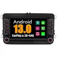 RoverOne 2G+64G Bilradio Bluetooth CarPlay Android Auto Radio GPS för Skoda Roomster 2006-2014