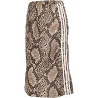 Adidas Originals Snake Print Satin Kjol, storlek X-Small