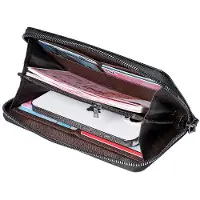 INF Elegant Svart PU Läderplånbok för Män - Säker & Stilfull