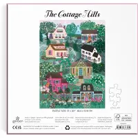 Joy Laforme the Cottage Hills 1000 Piece Puzzle in a Square Box