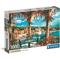 Clementoni Pussel 1000 Bitar CB Balcony View of Lake Como
