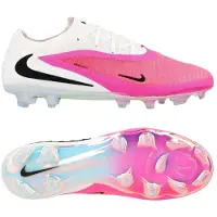Nike Phantom 6 Elite Low Cut Fg Breakout - Rosa/vit/svart - Gräs (Fg), storlek 38½