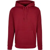 Build Your Brand Basic Hoodie Röd 3XL Man