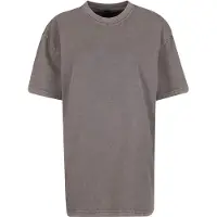 Build Your Brand Oversized Acid Wash T-shirt Med Korta ärmar