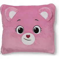 Nici 2-i-1 Filt Och Care Bears Cheer Bear Kudde 165x140 Cm 35x35 Cm