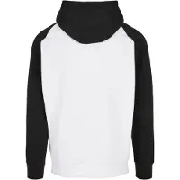 Build Your Brand Basic Raglan Tröja Med Huva