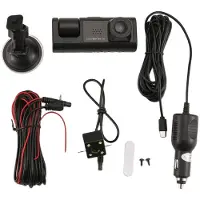 Torribaly 3 Camera Dash Cam 1080P 2-Tums SkäRm Dashcam Svart Driver Recorder för Taxi CAR DVR Bakre Kamera Universal