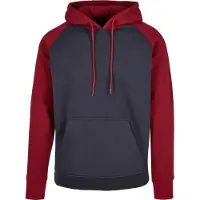 Build Your Brand Basic Raglan Tröja Med Huva
