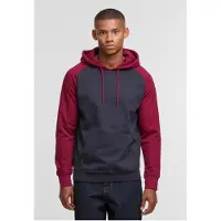 Build Your Brand Basic Raglan Tröja Med Huva