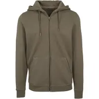 Build Your Brand By012 Sweatshirt Med Dragkedja