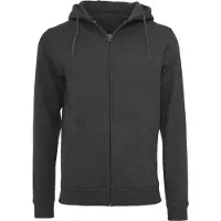 Build Your Brand Heavy Sweatshirt Med Dragkedja