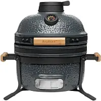 Berghoff Ron, Grill, Träkol (bränsle), Balcone, Utomhus, Bordsskiva, Svart, Grå, Rund