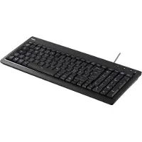 Deltaco tangentbord med bakgrundsbelysning, USB, blått ljus, svart (TB
