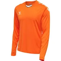 Hummel Matchtröja Core L/S - Orange Barn, storlek 116 cm