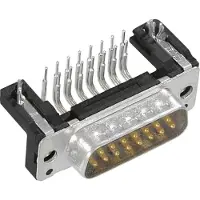 Harting 09 67 015 0573 09670150573 Antal poler: 15 Plast 45 ° Grå 1 st