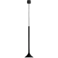 LEDS-C4 Pendellampa Alive, Svart, Vardagsrum / matsal, Aluminium / grå / zink, Modern