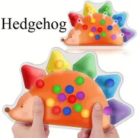 Fashnics Färgsorteringsleksaker Sensoriska leksaker för småbarn Spel för finmotorik Lärande fidgetleksaker Färgmatchning Montessori Igelkottsleksaker