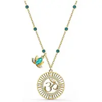 Swarovski Swa Symbol Kristall Lotus Halsband Damhalsband Guld 5521451 Box (Random Color),F,Gold Plated