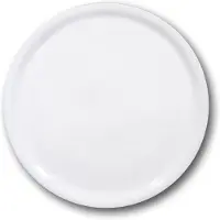 Super Merchant Hållbar Speciale porslins pizzatallrik, vit, 330 mm, set om 6