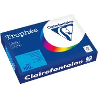 Clairefontaine 160g A4 papper | karibisk blå | 1022PC | 250 ark
