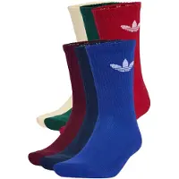 Adidas Originals Trefoil Cushion Crew Strumpor 6 Par, storlek 40-42