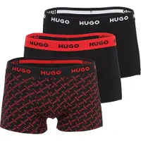 HUGO underwear Design 10267989 Trunk Red Boxers 3 Enheter