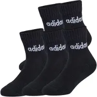 Adidas Prestanda Ankelstrumpor - 3-pack - Svart - - 28/30 - Strumpor