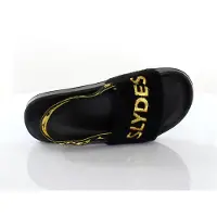 Slydes Coin Dam Slip On Back Strap Flip Flop Sliders Sandaler SS20 Svart Guld