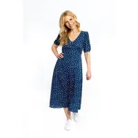 Chapter.London Margot Midi Polka Dot Dress