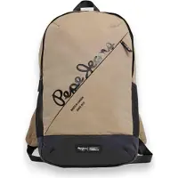 Pepe Jeans för män. PM0300030 Kurt Base beige ryggsäck (OSFA), Casual, Polyester