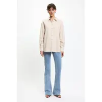 BENU Beige linneskjorta