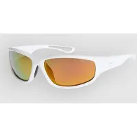 Dot Dash Eclipse Shiny White Solglasögon polarized infrared
