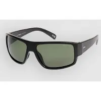 Dot Dash Orbit Shiny Black Solglasögon polarized green