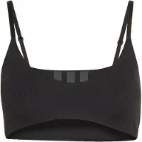 Adidas All Me ribbstickad bh med lätt stöd, storlek X-Small