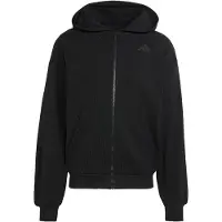 Adidas KIT SMALL LOGO FULL-ZIP HUVTRÖJA, storlek Small